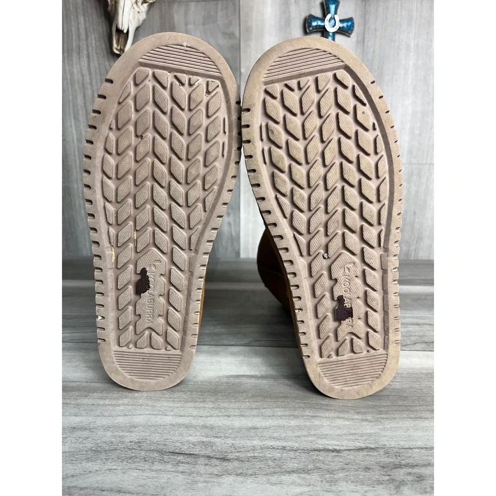 Koolaburra by UGG Victoria Boot Kids Size 5 Chestnut‎ Brown Suede Faux Fur